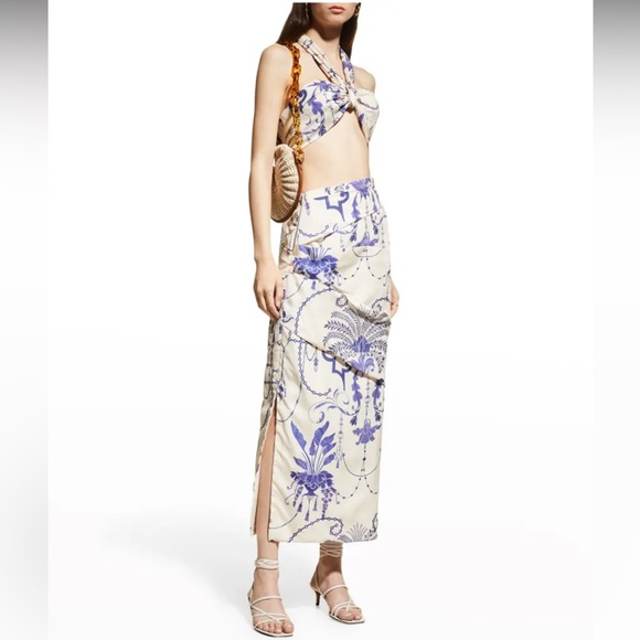 Johanna Ortiz - Knot It Up Halter Crop Top - Picture 7 of 11